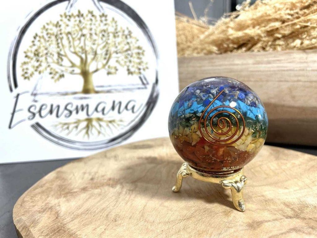 orgonite sphere chakras