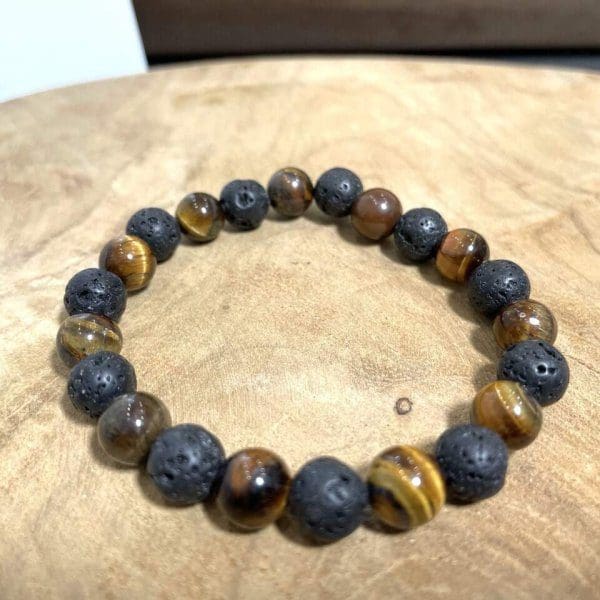bracelet homme oeil de tigre