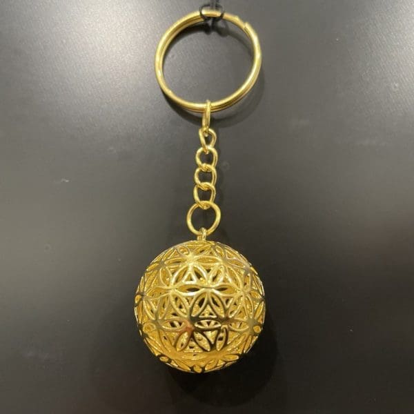 porte clef 3d fleur de vie