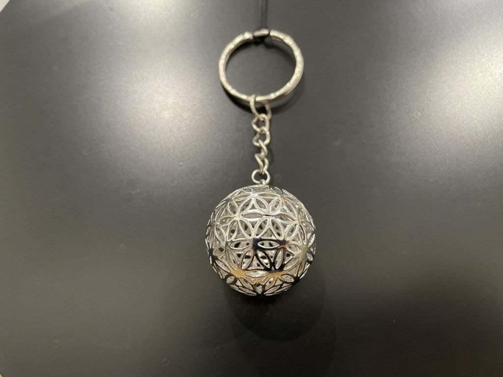 porte clef 3D fleur de vie