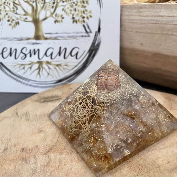 pyramide metatron citrine chakras