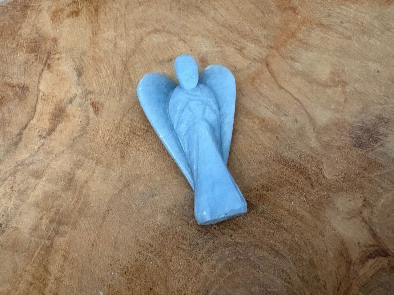 IMAGE 2026-07-09 15:55:59 Mini statuette d'Ange en Angélite, protection de poche, 5 cm – Image 1